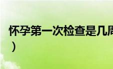 怀孕第一次检查是几周（怀孕第一次检查什么）