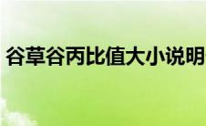 谷草谷丙比值大小说明什么（谷草谷丙比值）