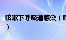 咳嗽下呼吸道感染（呼吸道感染与感染后咳嗽）