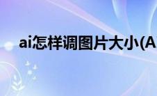 ai怎样调图片大小(AI怎么调整图片大小)