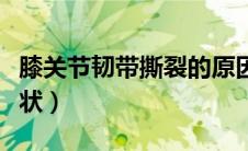 膝关节韧带撕裂的原因（膝关节韧带撕裂的症状）