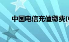 中国电信充值缴费(中国电信充值缴费)