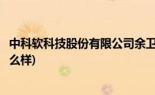 中科软科技股份有限公司余卫丰(中科软科技股份有限公司怎么样)