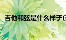 吉他和弦是什么样子(吉他和弦是什么意思)