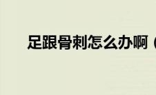 足跟骨刺怎么办啊（足跟骨刺怎么办）
