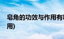 皂角的功效与作用有哪些呢(皂角的功效与作用)