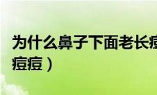 为什么鼻子下面老长痘痘（为什么鼻子下面长痘痘）