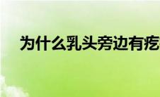 为什么乳头旁边有疙瘩（为什么乳头疼）