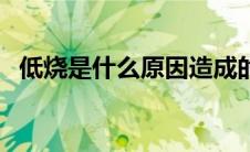 低烧是什么原因造成的（低烧是什么原因）