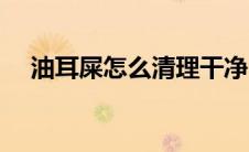 油耳屎怎么清理干净（油耳屎怎么清理）