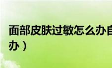面部皮肤过敏怎么办自救（面部皮肤过敏怎么办）