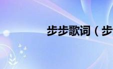 步步歌词（步步歌的简介）