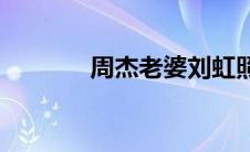 周杰老婆刘虹照片(周杰老婆)