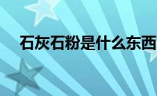 石灰石粉是什么东西（石灰石粉的简介）