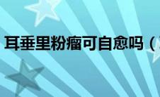 耳垂里粉瘤可自愈吗（耳垂粉瘤的治疗方法）