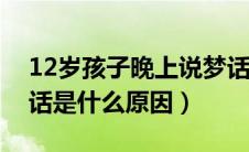 12岁孩子晚上说梦话是什么原因（晚上说梦话是什么原因）