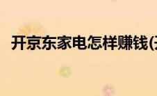 开京东家电怎样赚钱(开京东家电怎样申请)