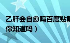 乙肝会自愈吗百度贴吧（乙肝是有可能自愈的你知道吗）