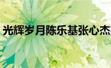 光辉岁月陈乐基张心杰完整(光辉岁月陈乐基)