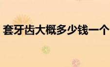 套牙齿大概多少钱一个（装牙齿多少钱一颗）