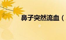 鼻子突然流血（鼻子突然流血）