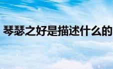 琴瑟之好是描述什么的（如何理解琴瑟之好）