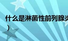 什么是淋菌性前列腺炎（什么是淋菌性尿道炎）