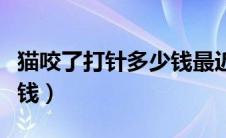 猫咬了打针多少钱最近价格（猫咬了打针多少钱）