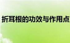 折耳根的功效与作用点(折耳根的功效与作用)