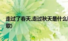 走过了春天,走过秋天是什么歌(走过了春天走过秋天是什么歌)