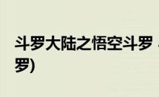 斗罗大陆之悟空斗罗 小说(斗罗大陆之悟空斗罗)