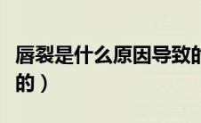 唇裂是什么原因导致的（唇裂是什么原因造成的）