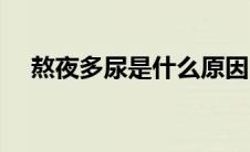 熬夜多尿是什么原因（多尿是什么原因）