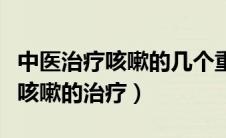 中医治疗咳嗽的几个重要辨证方法（浅谈中医咳嗽的治疗）