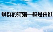 狮群的狩猎一般是由谁来完成的（狮子介绍）