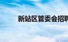 新站区管委会招聘(新站区管委会)