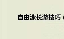 自由泳长游技巧（怎么游都不累）