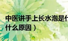 中医讲手上长水泡是什么原因（手上长水泡是什么原因）