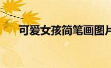 可爱女孩简笔画图片(可爱女孩简笔画)