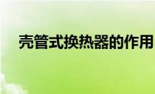 壳管式换热器的作用(壳管式换热器优点)