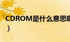 CDROM是什么意思啊（CDROM是什么意思）