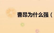 曹昂为什么强（曹昂怎么死的）