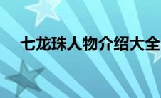 七龙珠人物介绍大全（七龙珠人物介绍）