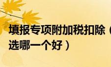 填报专项附加税扣除（专项附加扣除申报方式选哪一个好）