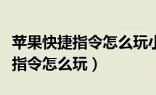苹果快捷指令怎么玩小霸王游戏机（苹果快捷指令怎么玩）
