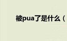 被pua了是什么（被pua什么意思）