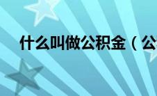什么叫做公积金（公积金是怎么缴纳的）