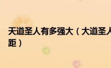 天道圣人有多强大（大道圣人和天道圣人实力之间有多大差距）