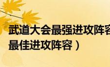 武道大会最强进攻阵容和防守阵容（武道大会最佳进攻阵容）