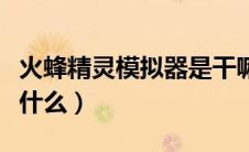 火蜂精灵模拟器是干嘛的（火蜂精灵模拟器是什么）